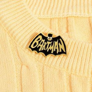 🎉 New Bart Simpson Bartman Batman Pin
